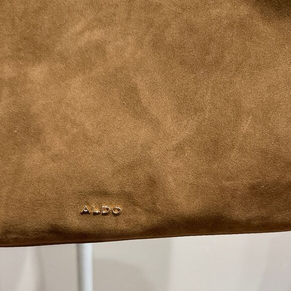 Aldo Flonn Tan Suede Hobo Bag - Picture 3 of 7